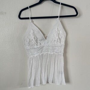 Rebellion White Smocked Top